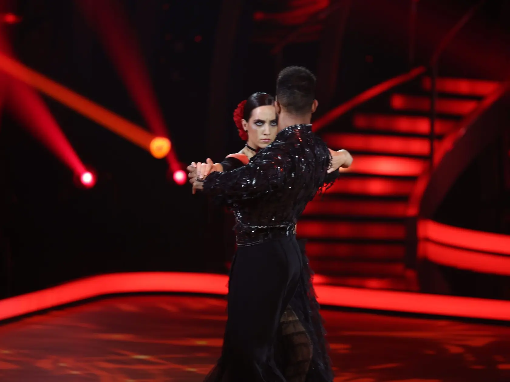 8. kolo Let's Dance. Na snímke Ráchel Šoltésová a Titus Ablorh.