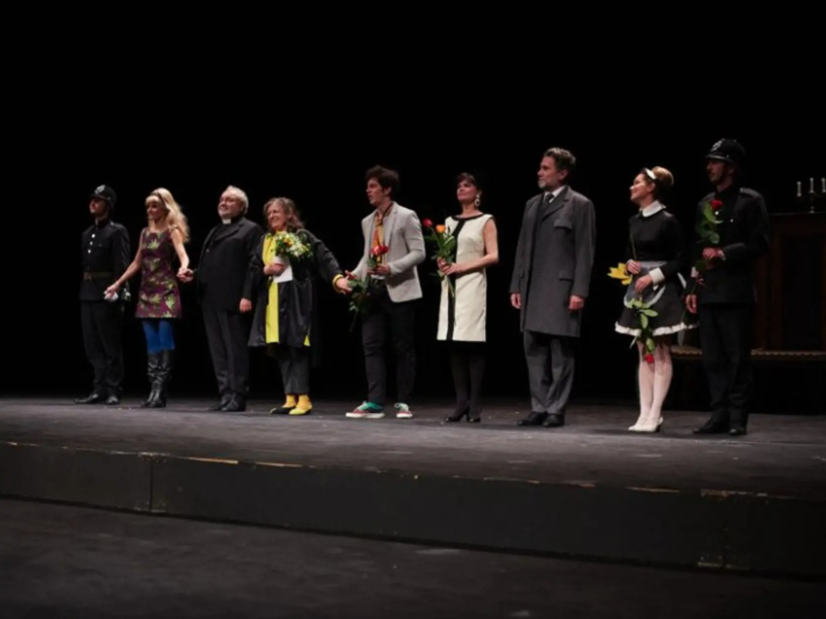 Premiéra inscenácie Harold a Maude v Divadle na Vinohradoch.