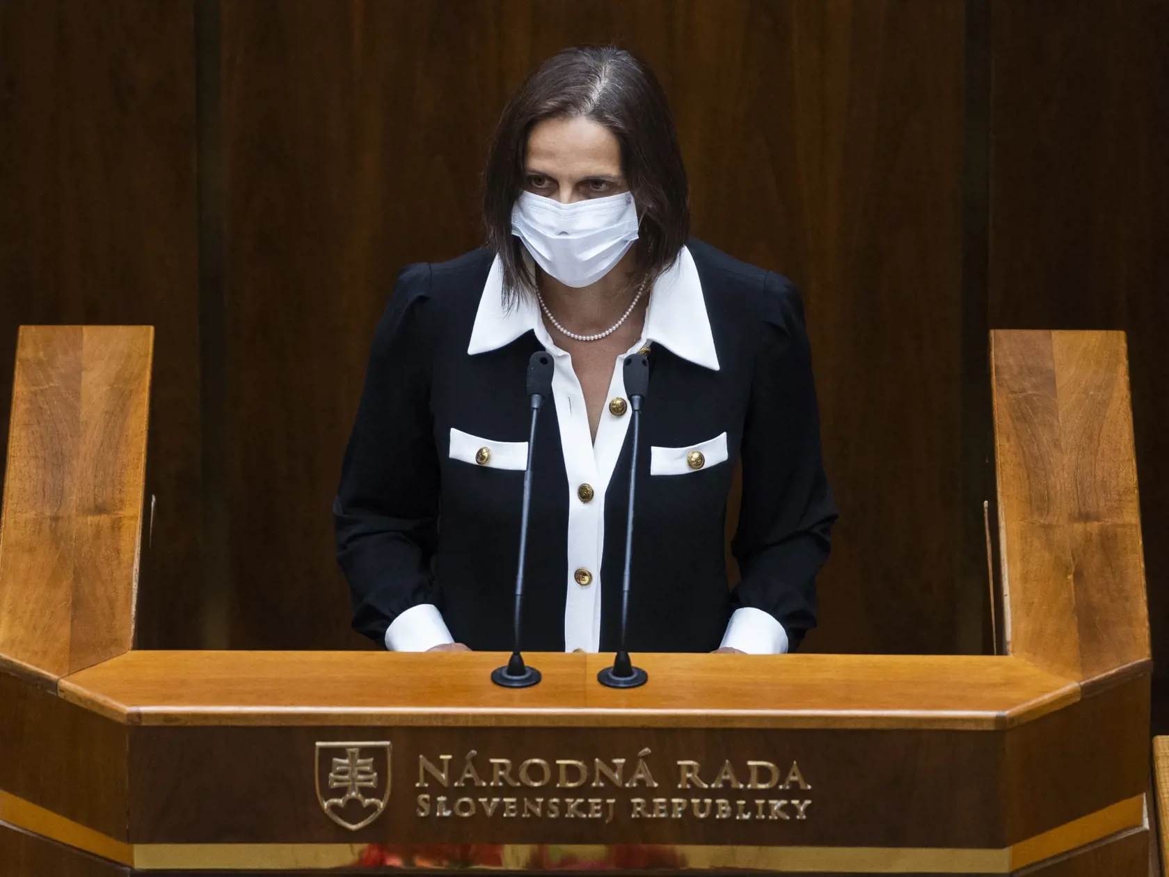 Na snímke ministerka spravodlivosti SR Mária Kolíková