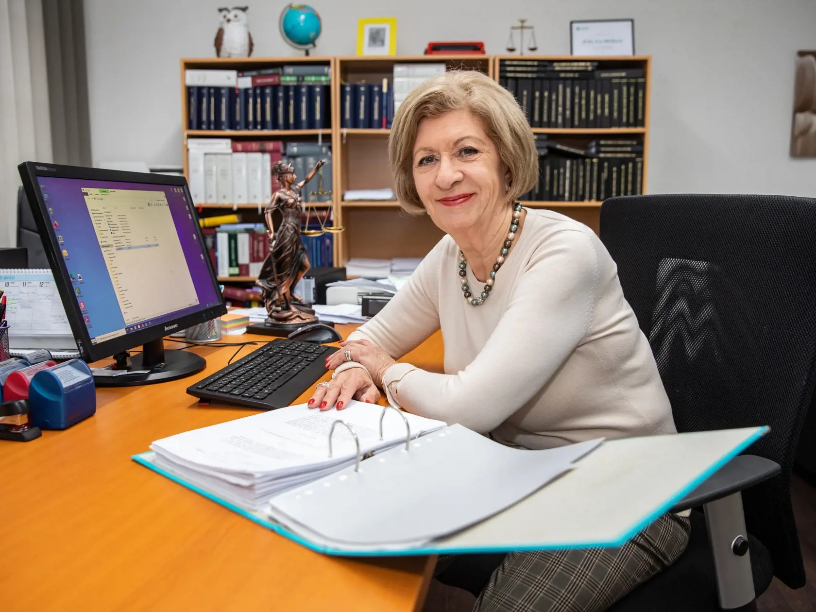 Uznávaná právnička JUDr. Eva Mišíková.