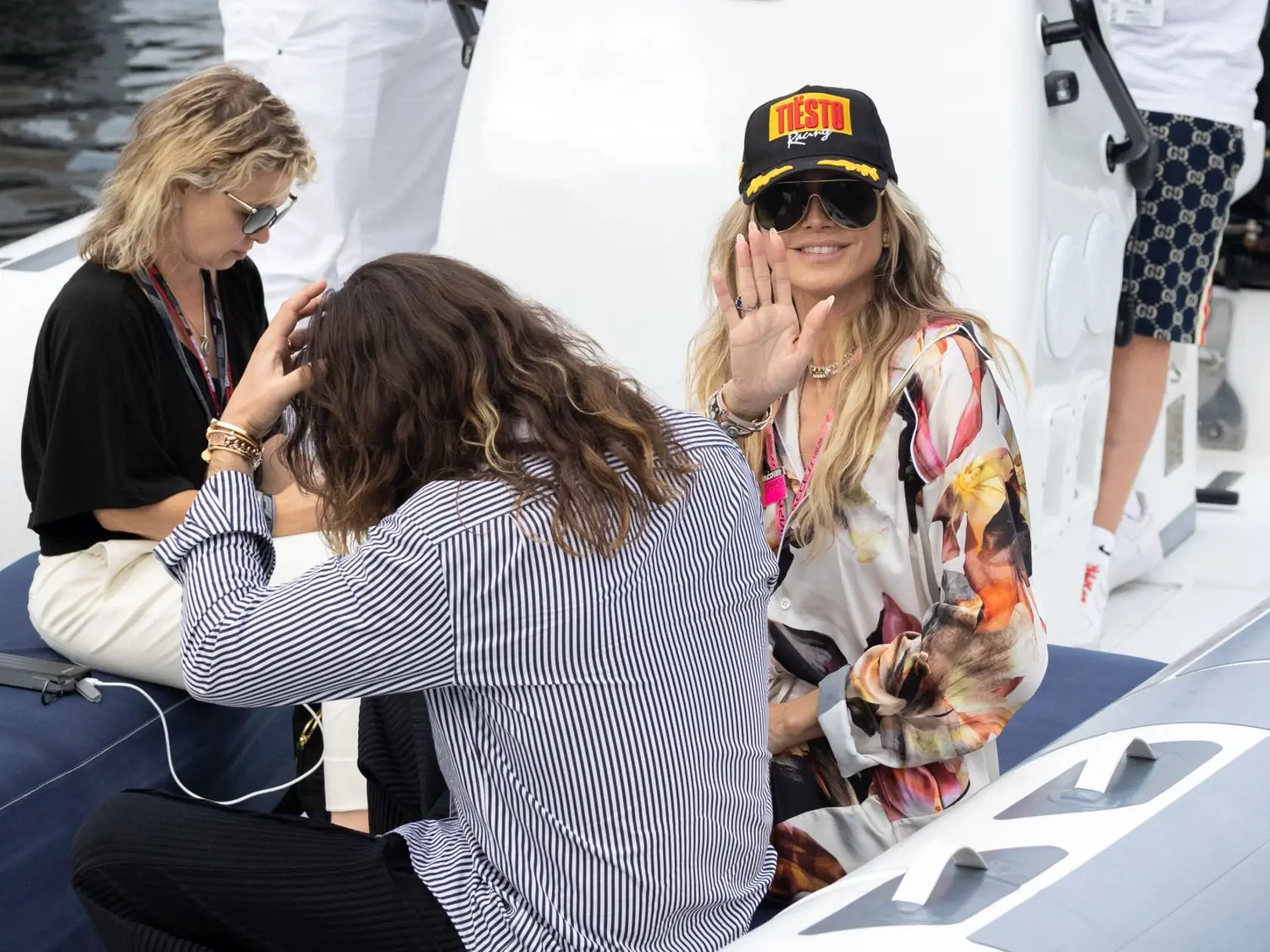 Preteky F1 v Monaku si nenechala ujsť ani topmodelka Heidi Klum.