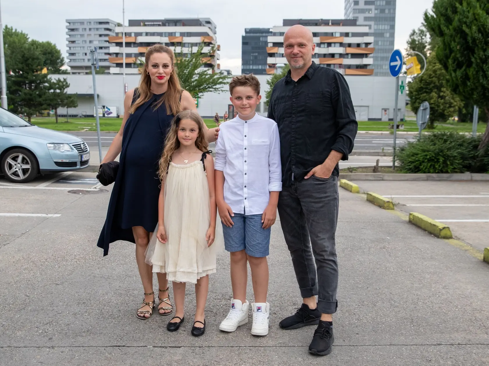 Speváčka Mária Čírová s manželom a deťmi