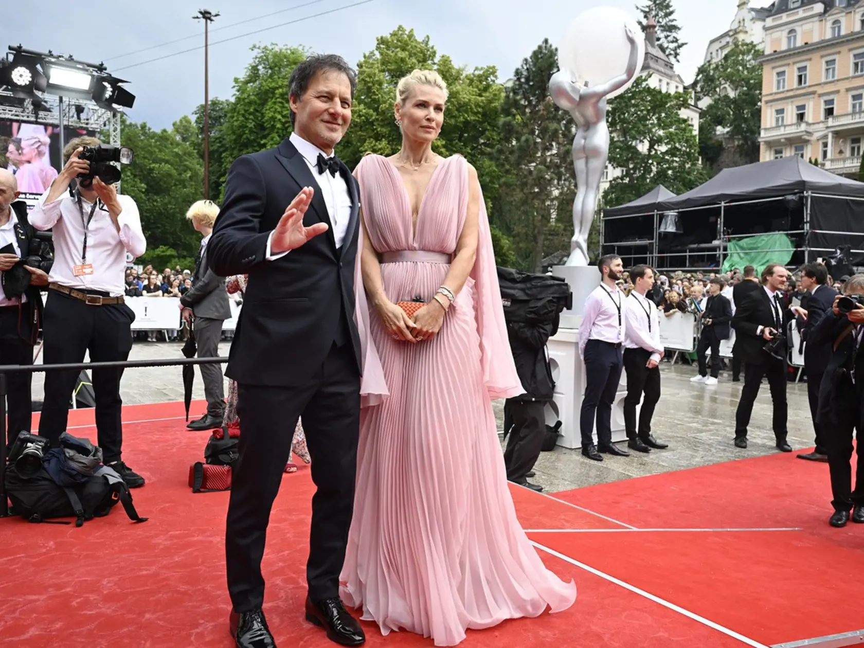 Pavol Habera a Daniela Peštová. 57. Mezinárodný filmový festival Karlovy Vary
