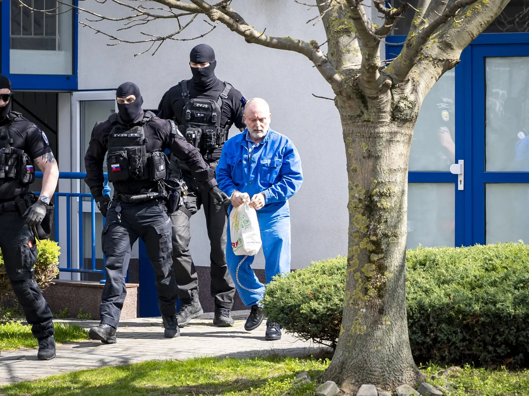 Na snímke je Robert Lališ alias Kýbel na Najvyššom súde SR v Bratislave. 
