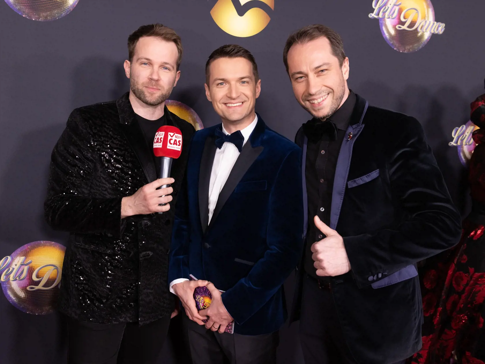 Tomáš Bezdeda, Viktor Vincze a Peter Modrovský na Let's Dance