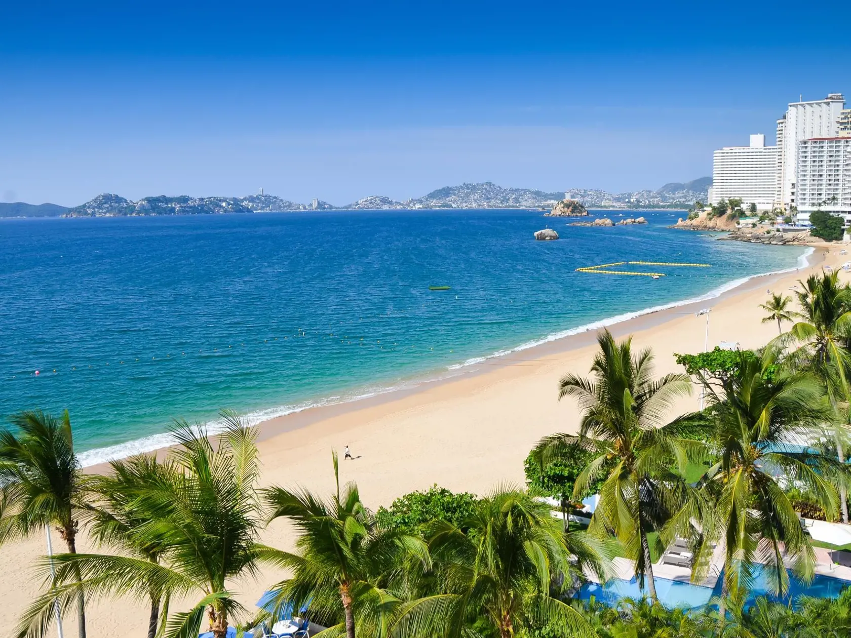 Acapulco, Mexiko: riziko vraždy či únosu je tu vyššie než na akejkoľvek inej pláži sveta.
