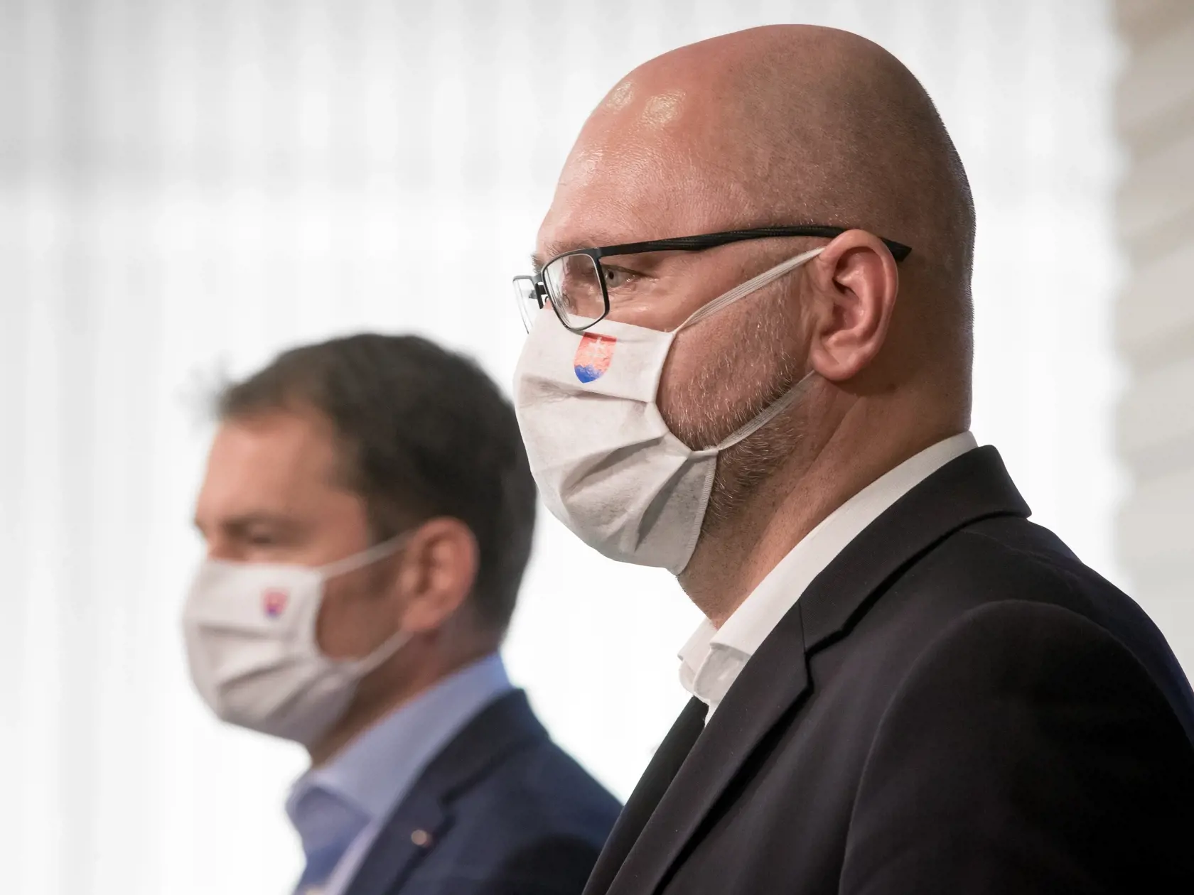 Premiér Igor Matovič a minister hospodárstva Richard Sulík.