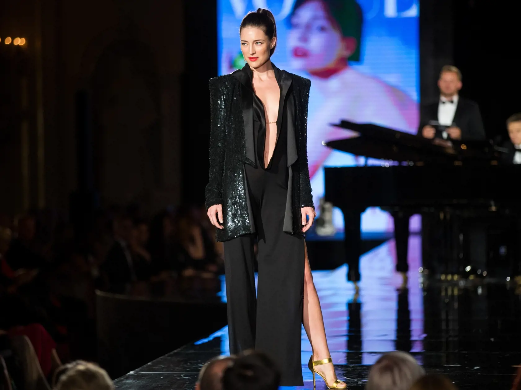 Súťaž krásy Schwarzkopf Elite Model Look 2018 na Pražskom hrade. Na snímke Linda Nývltová.