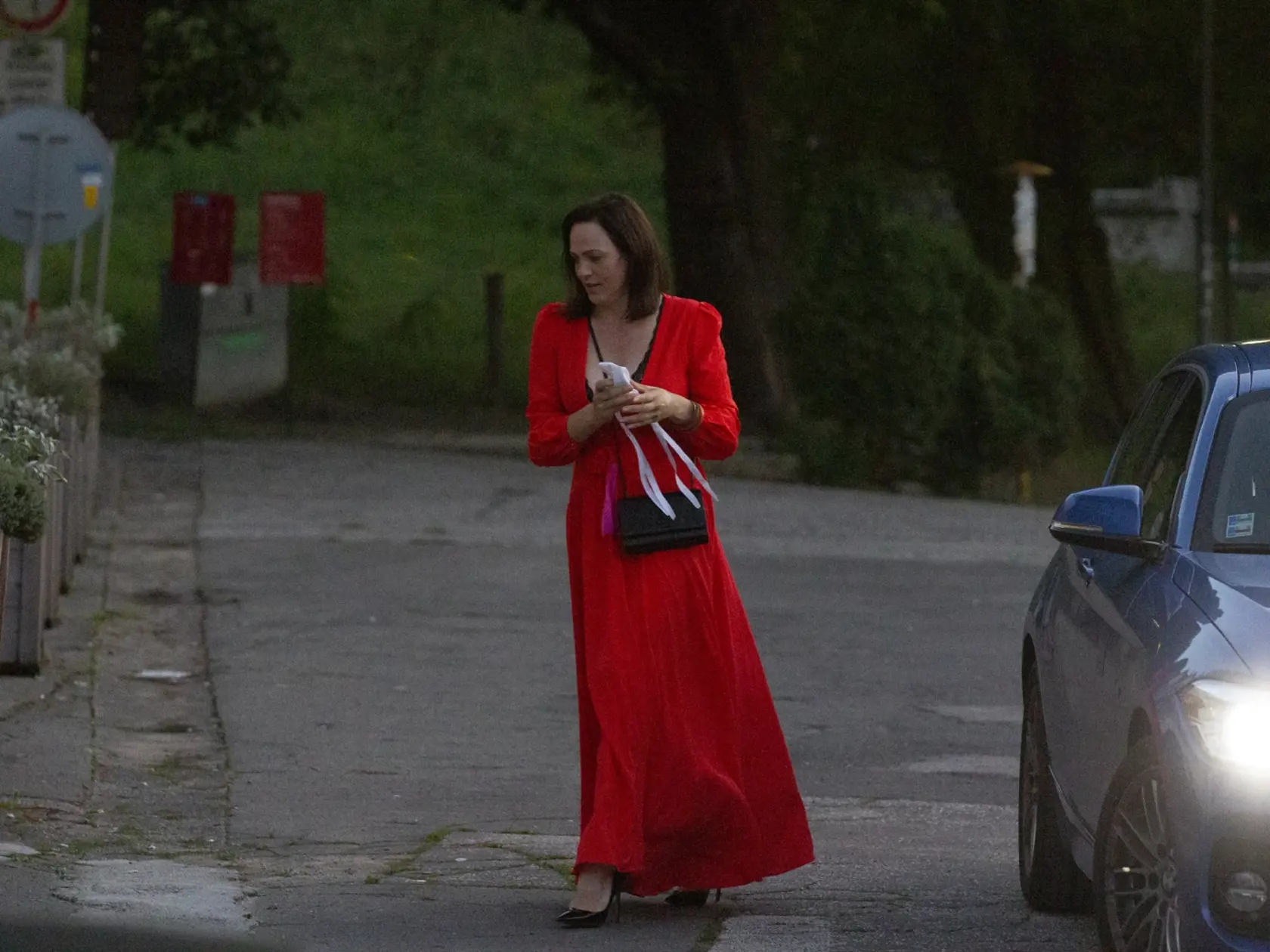 V červenom dorazila aj Adriana Poláková.