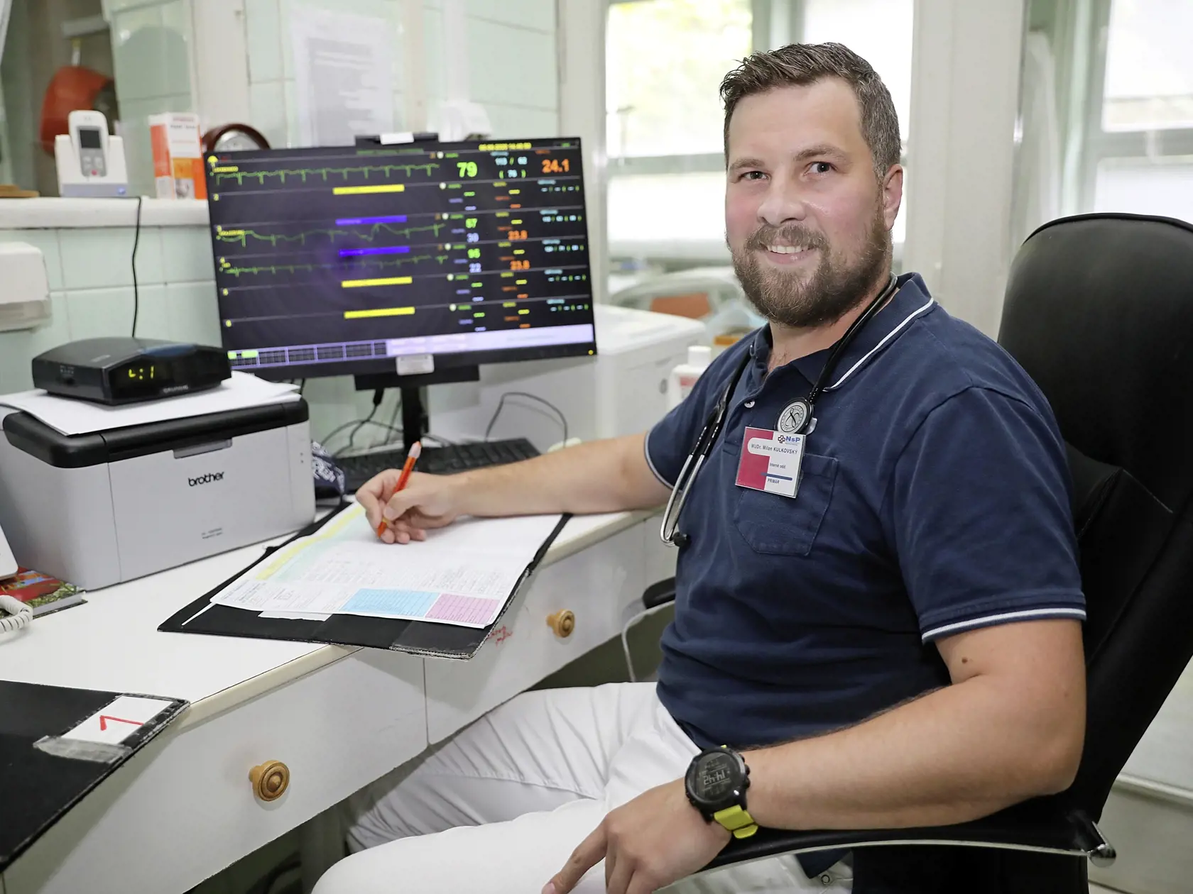 MUDr. Milan Kulkovský, primár interného oddelenia NsP Považská Bystrica