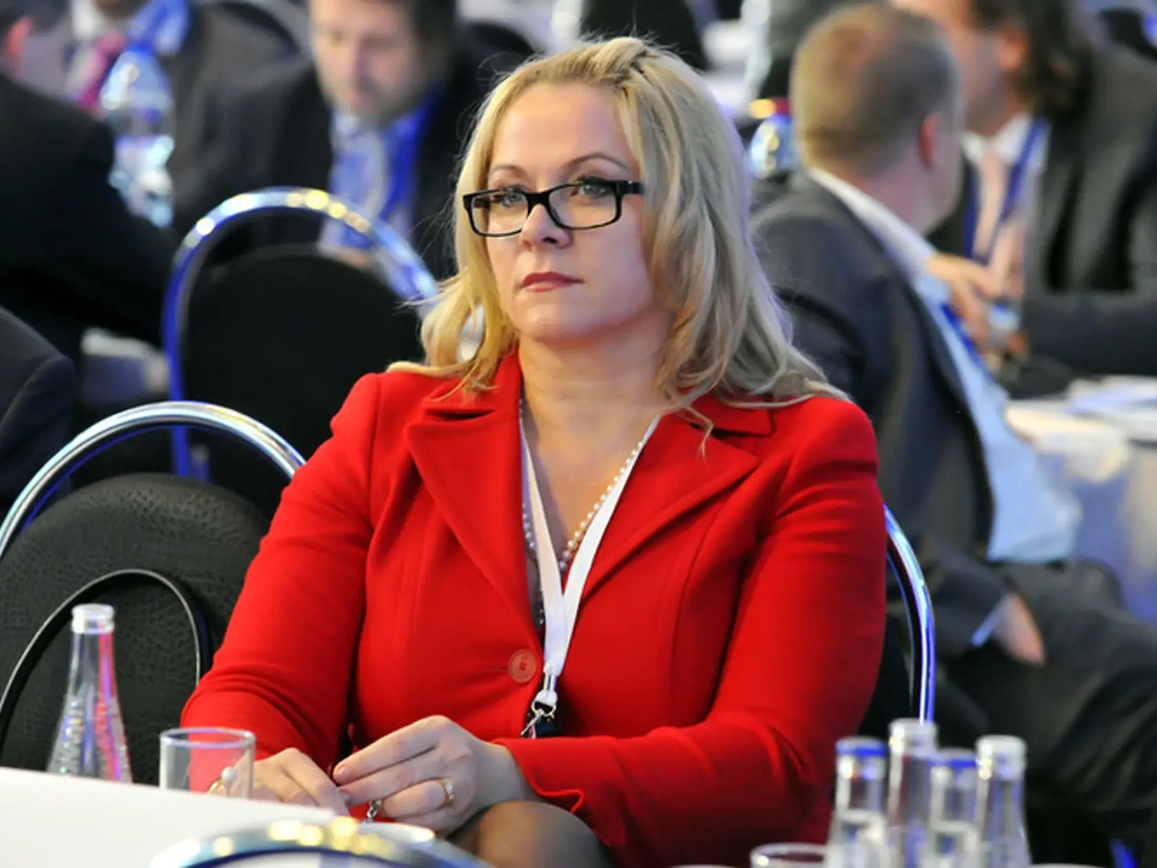 Riaditeľka kabinetu premiéra Petra Nečasa a podľa českých médii jeho pravdepodobná milenka Jana Nagyová.