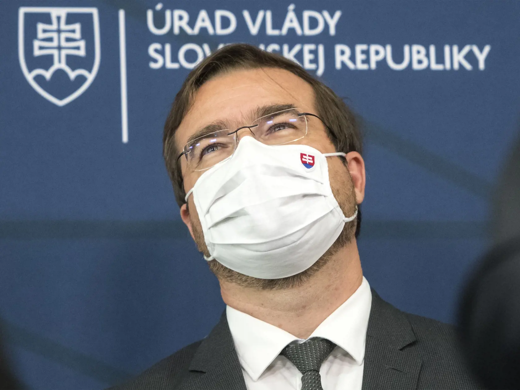 Na snímke je minister zdravotníctva SR Marek Krajčí počas tlačovej konferencie.