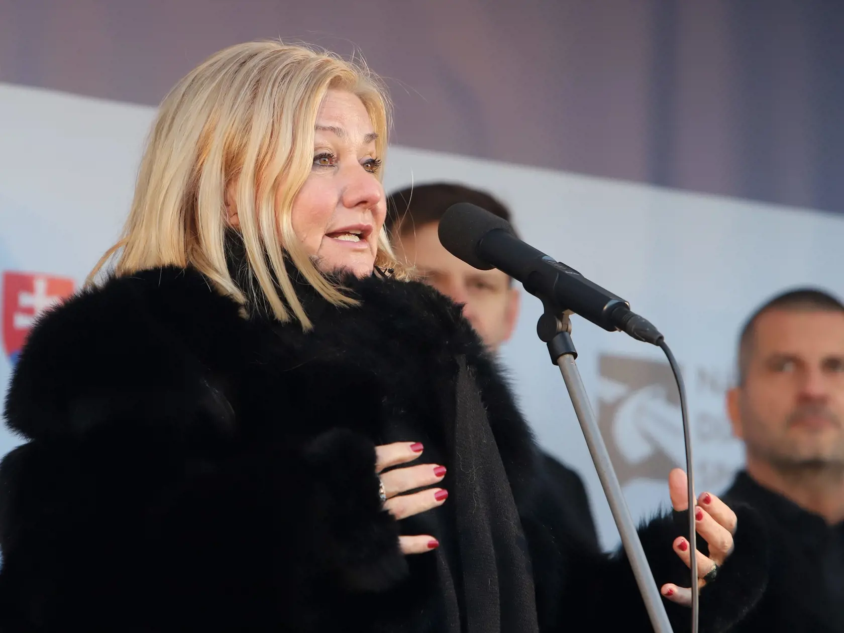 Primátorka mesta Lučenec Alexandra Pivková.