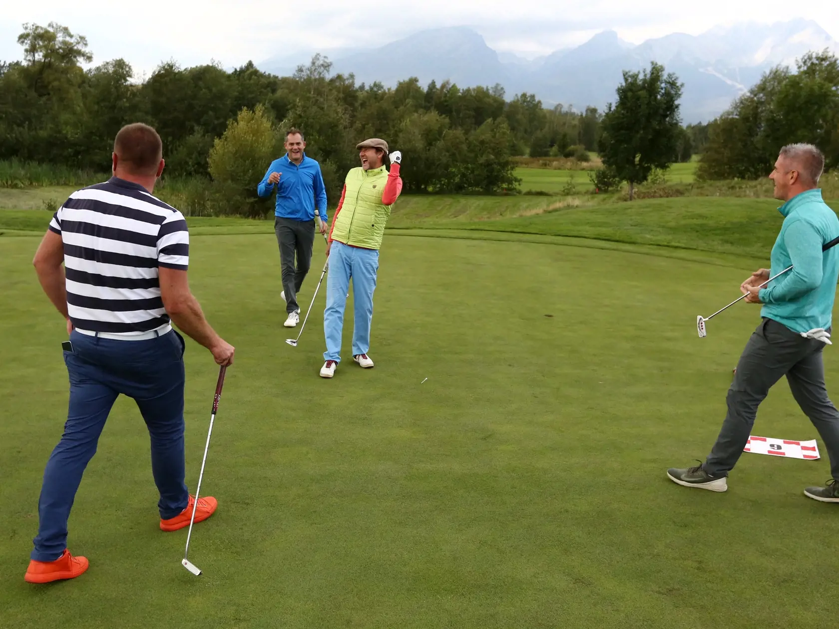 Na snímke 14. ročník Mediálneho golfového turnaja vo Veľkej Lomnici. 