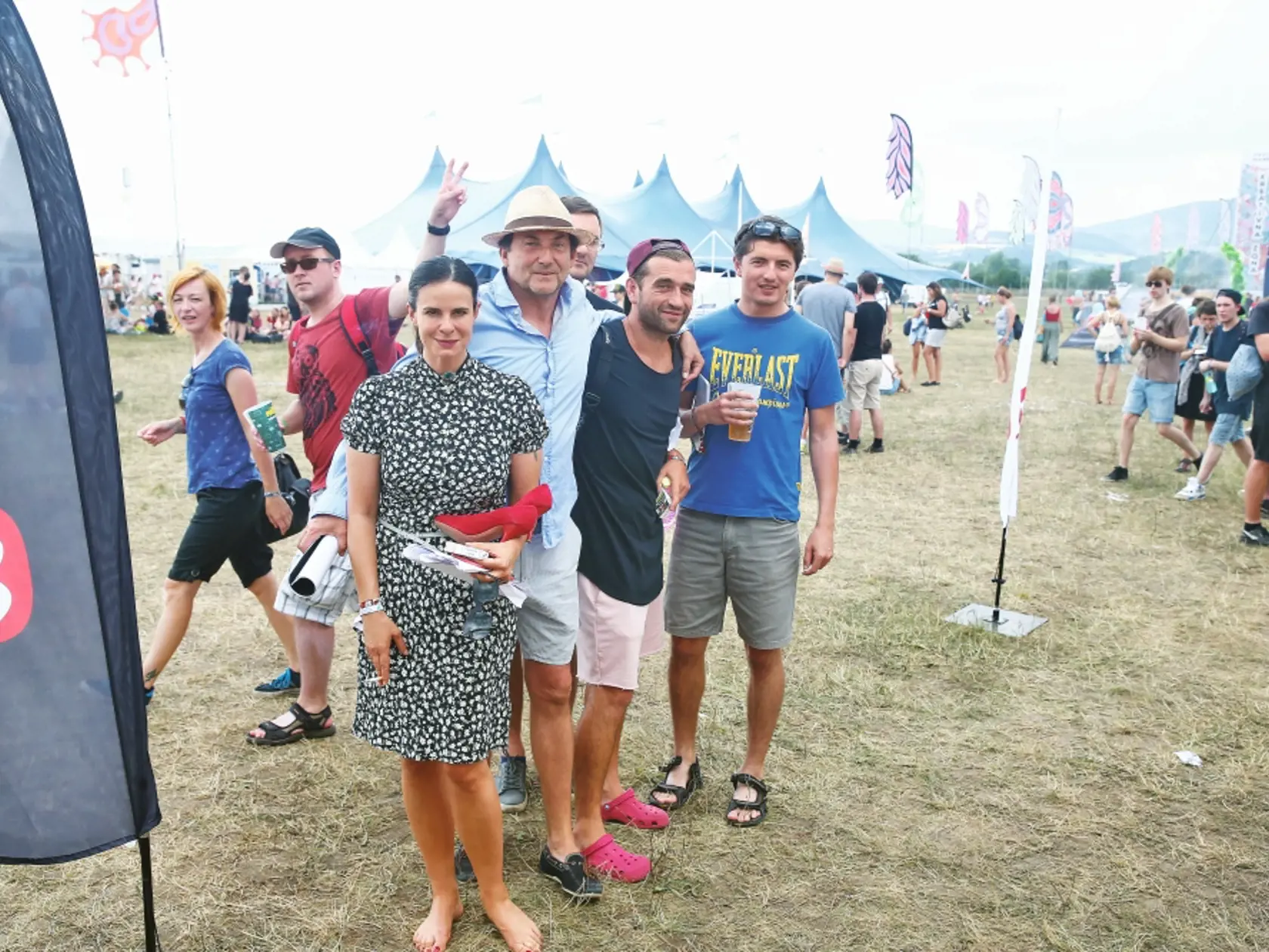 zuzana fialova, ady hajdu a milan ondrik na festivale pohoda 2017