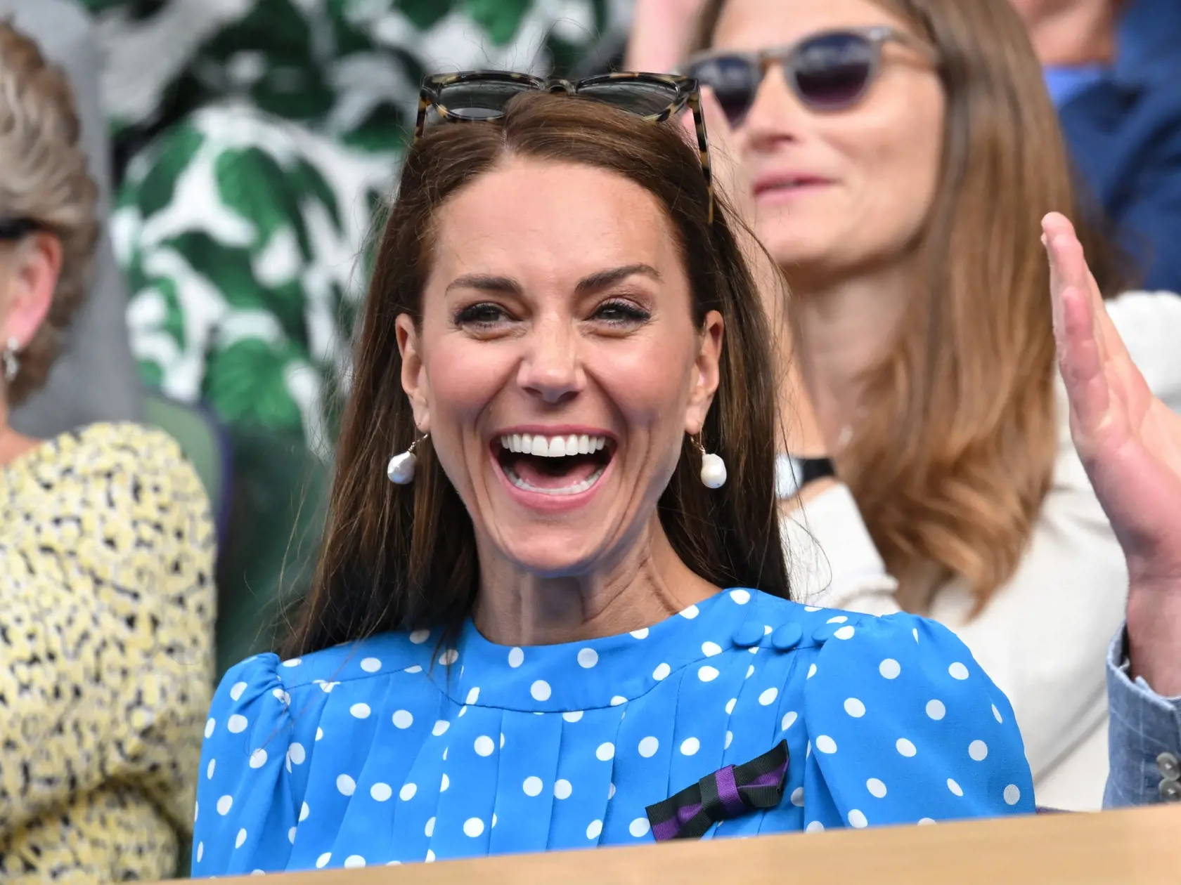 Vojvodkyňa Kate nie je typ fanúšika, ktorý zápasy sleduje potichu a bez emócií. Aj počas štvrťfinále Wimbledonu strúhala jednu grimasu za druhou a zápasy poriadne prežívala.
