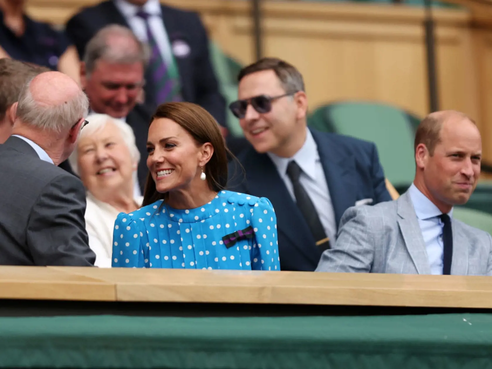 Kate a William fandili z kráľovskej lóže.