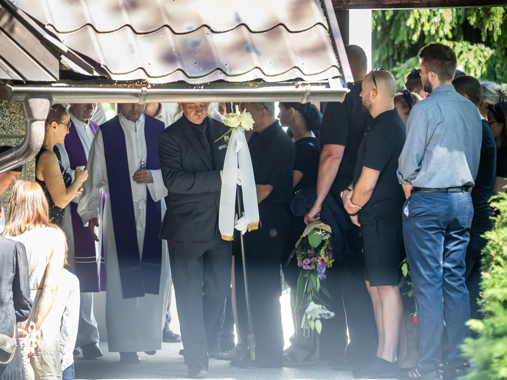 Pohreb Andrey, ktorú zavraždil stalker Ján v Novej Dubnici.