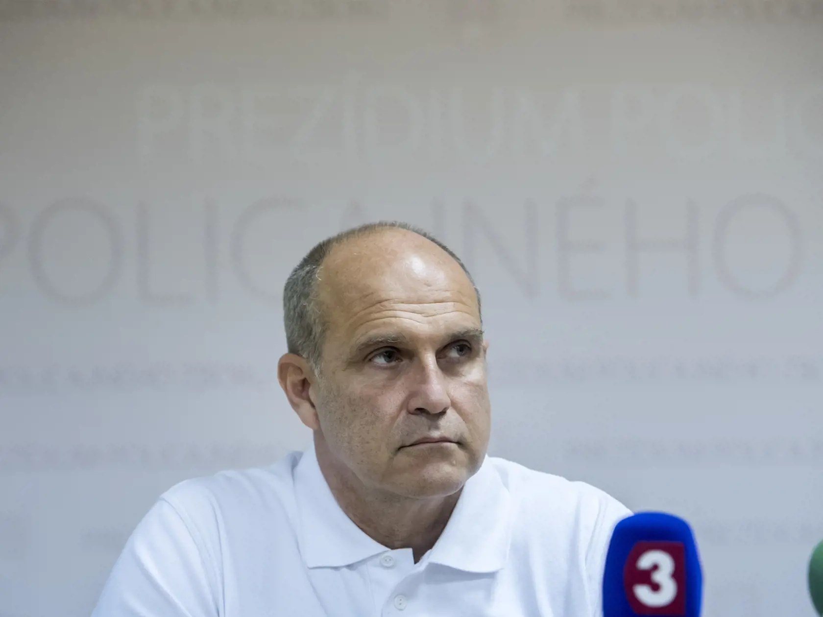 Na snímke prezident Policajného zboru (PZ) SR  Milan Lučanský počas tlačovej konferencie na tému - Vyhodnotenie dopravno-bezpečnostnej situácie za rok 2019, 9. januára 2020 v Bratislave. FOTO TASR - Martin Baumann