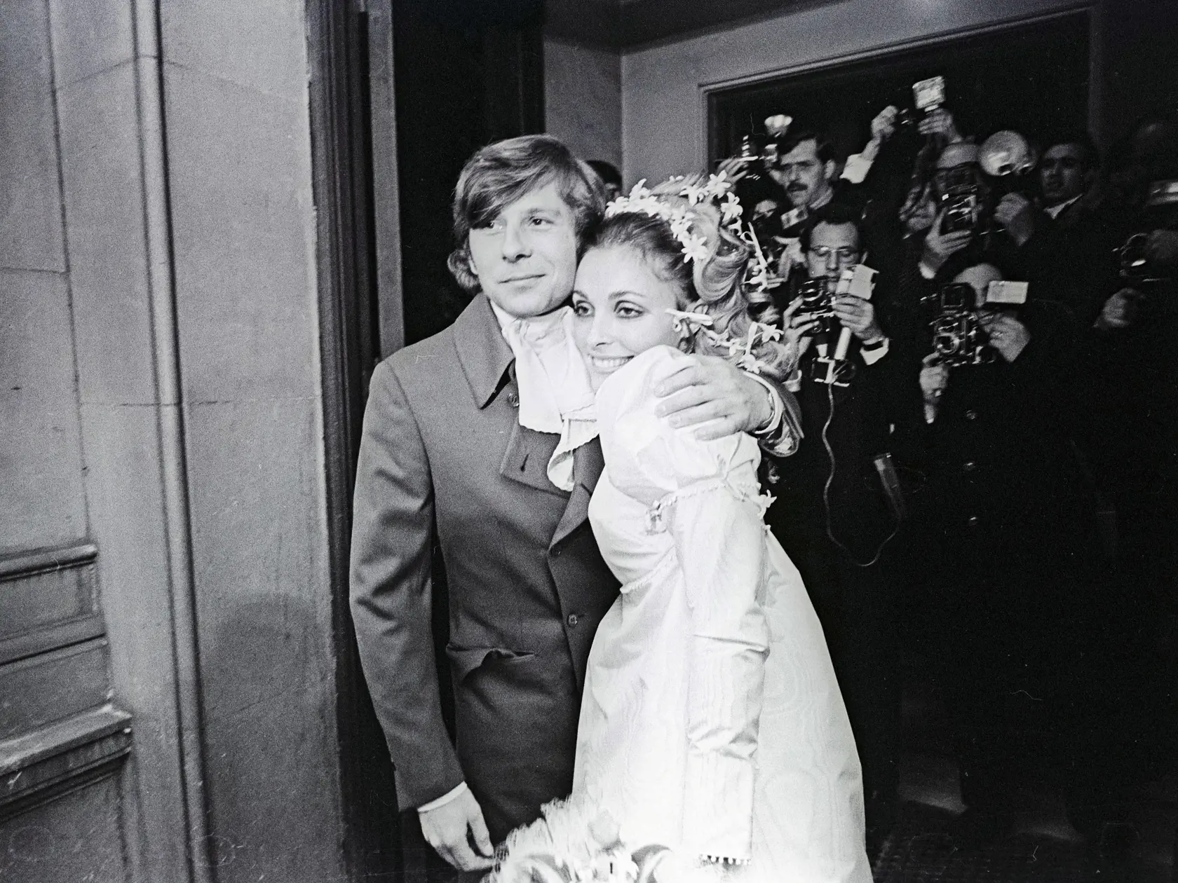 Svadba rozprávkového páru: Sharon Tatová a Roman Polanski sa vzali sa 20. januára 1968 v Londýne.