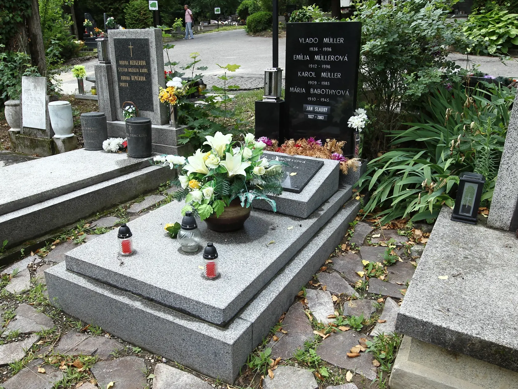 Hrob slovenského herca Vlada Müllera