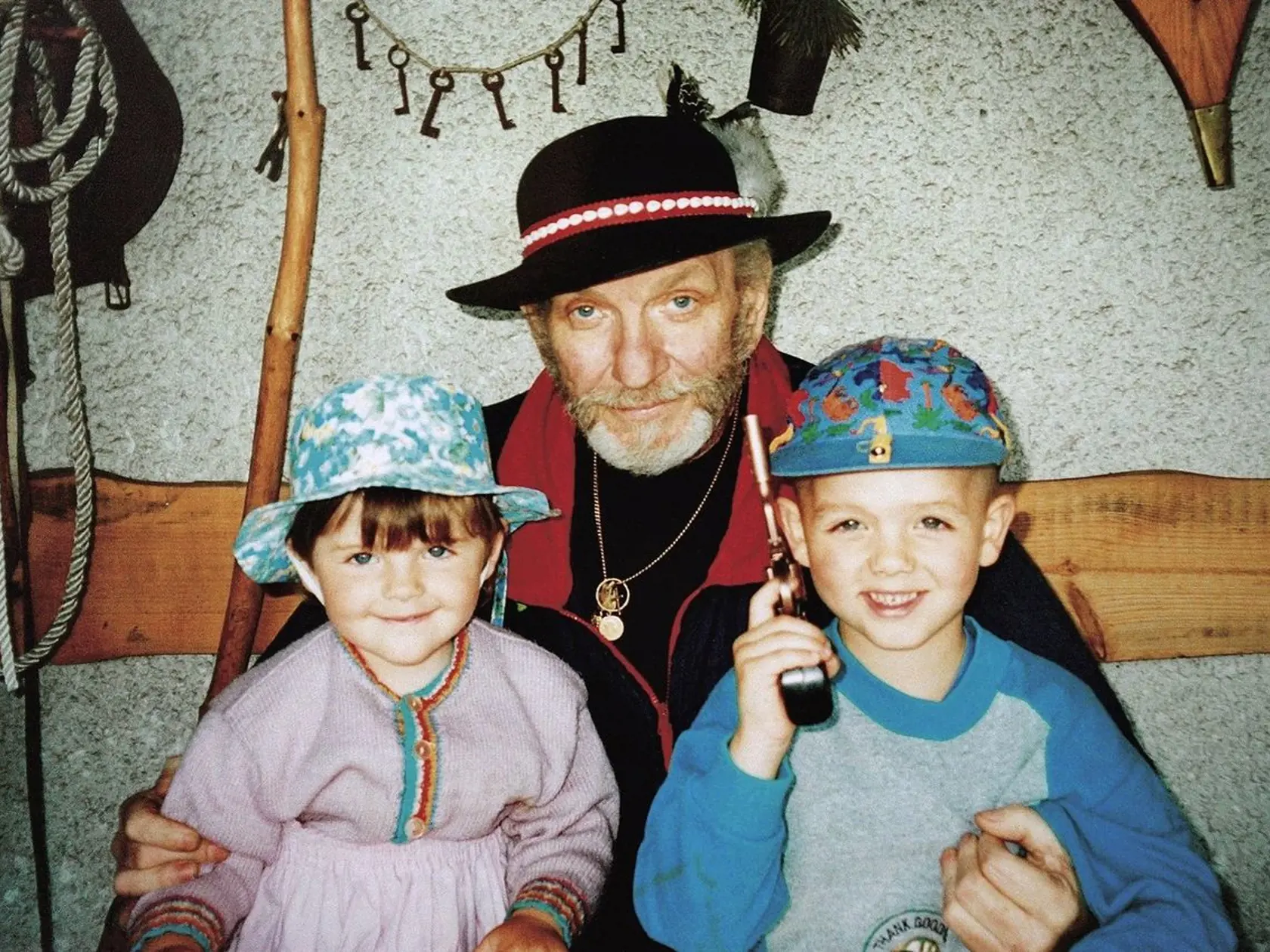 Vnúčatá Filip a Ema si ho, žiaľ, neužili. 