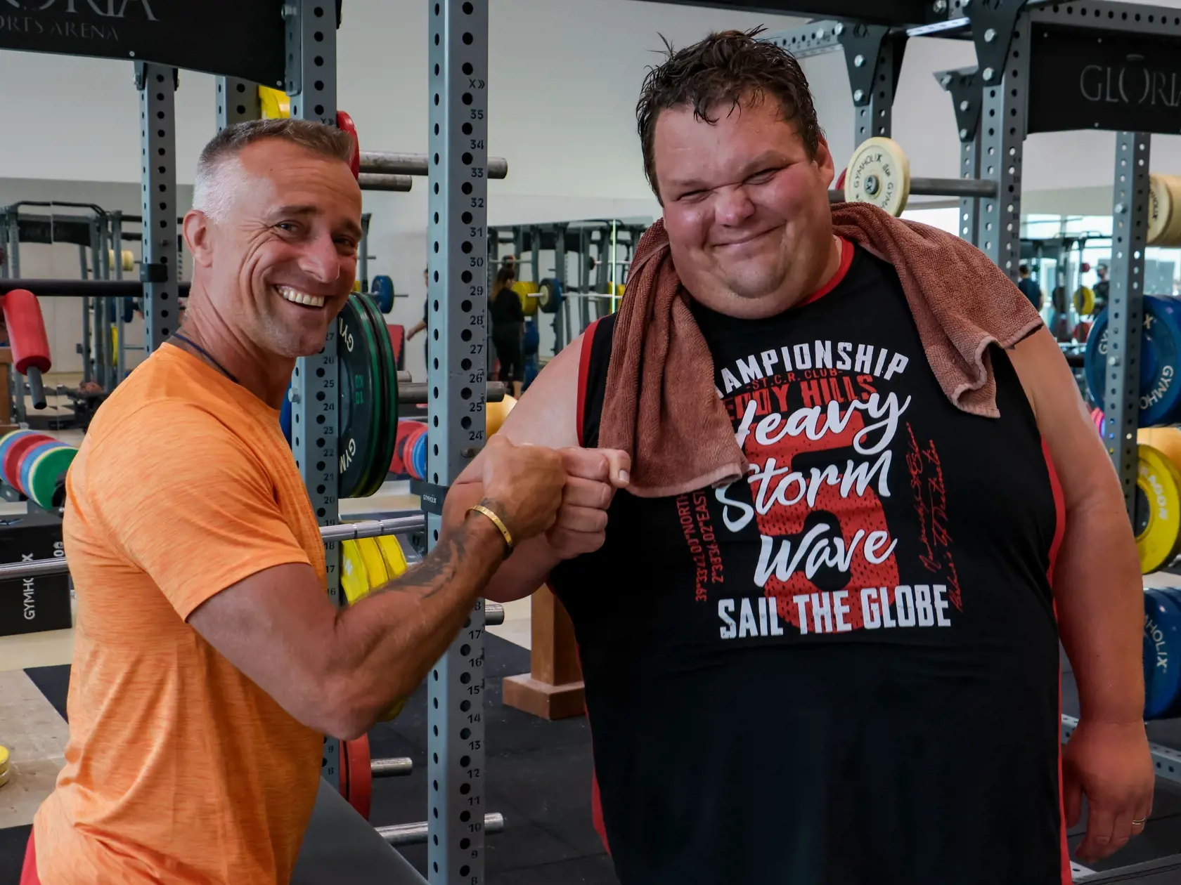 Hneď prvý súťažiaci patril k tým, čo majú nad 200 kilogramov.