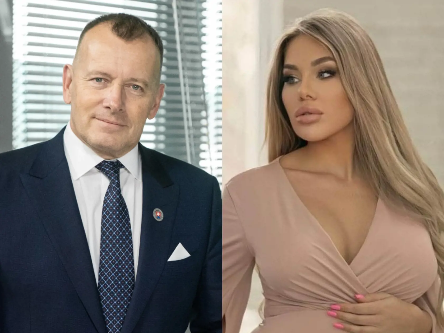 Budúca mamička Borisa Kollára (vľavo) Laura Vizváryová (vpravo) sa príchod bábätka veľmi teší.