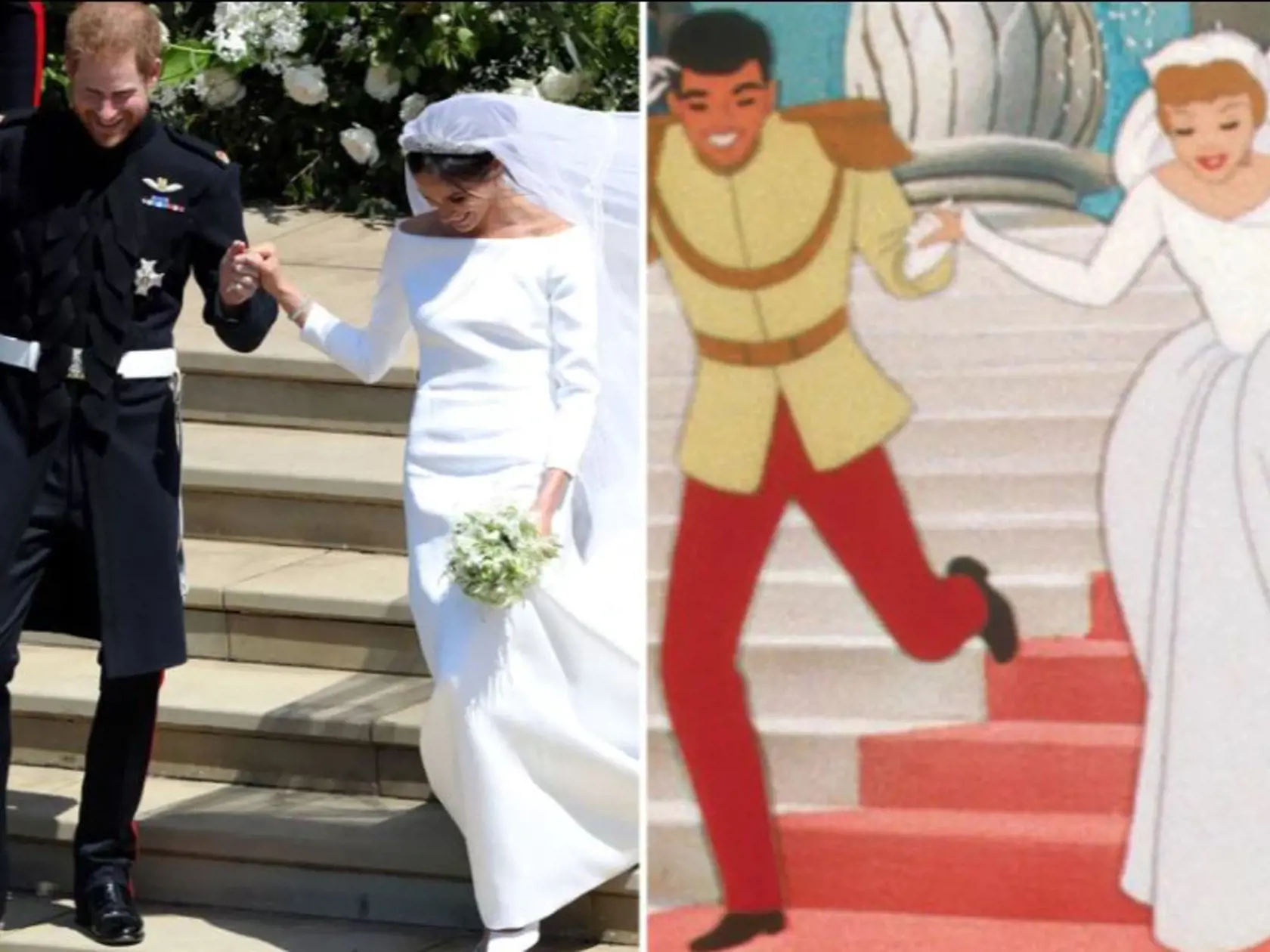 Meghan s Harrym ako v rozprávke Popoluška.