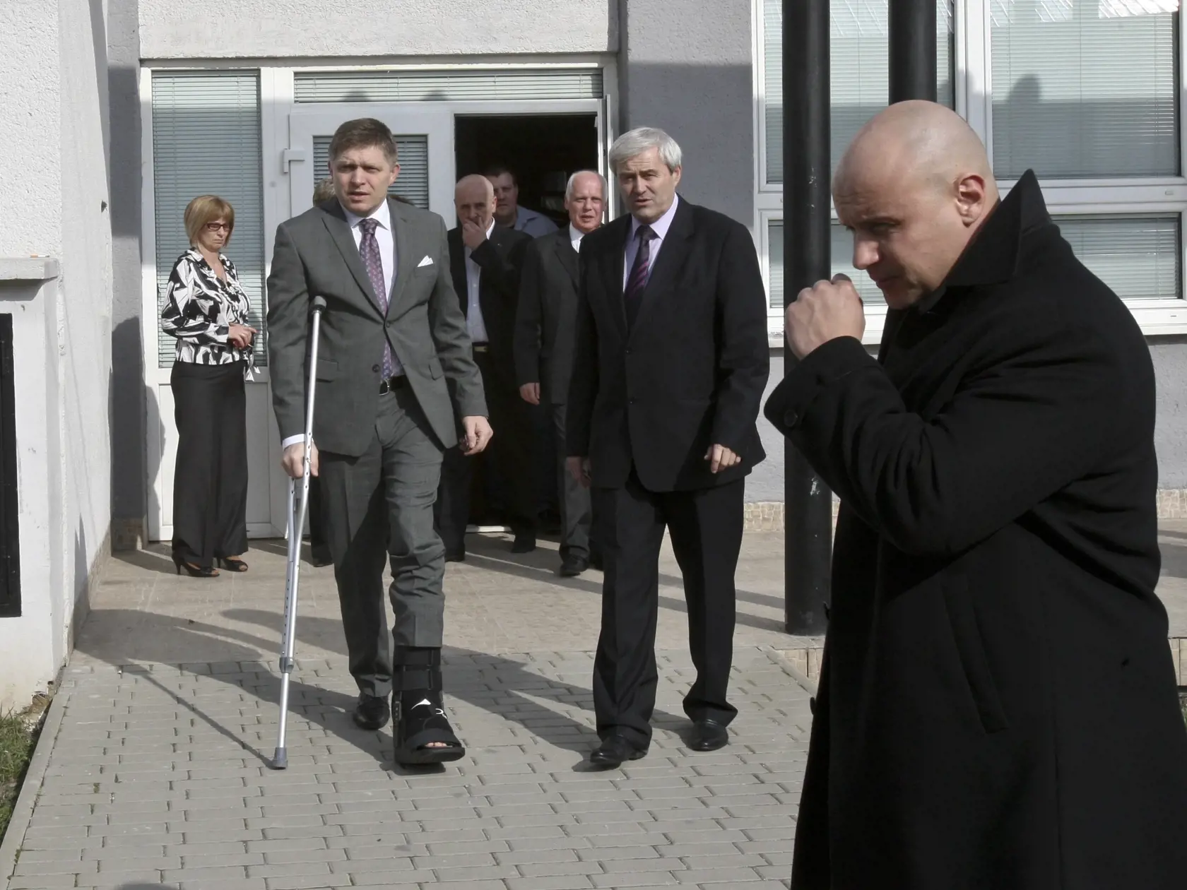 Výjazd expredsedu vlády Roberta Fica v Horných Orešanoch.