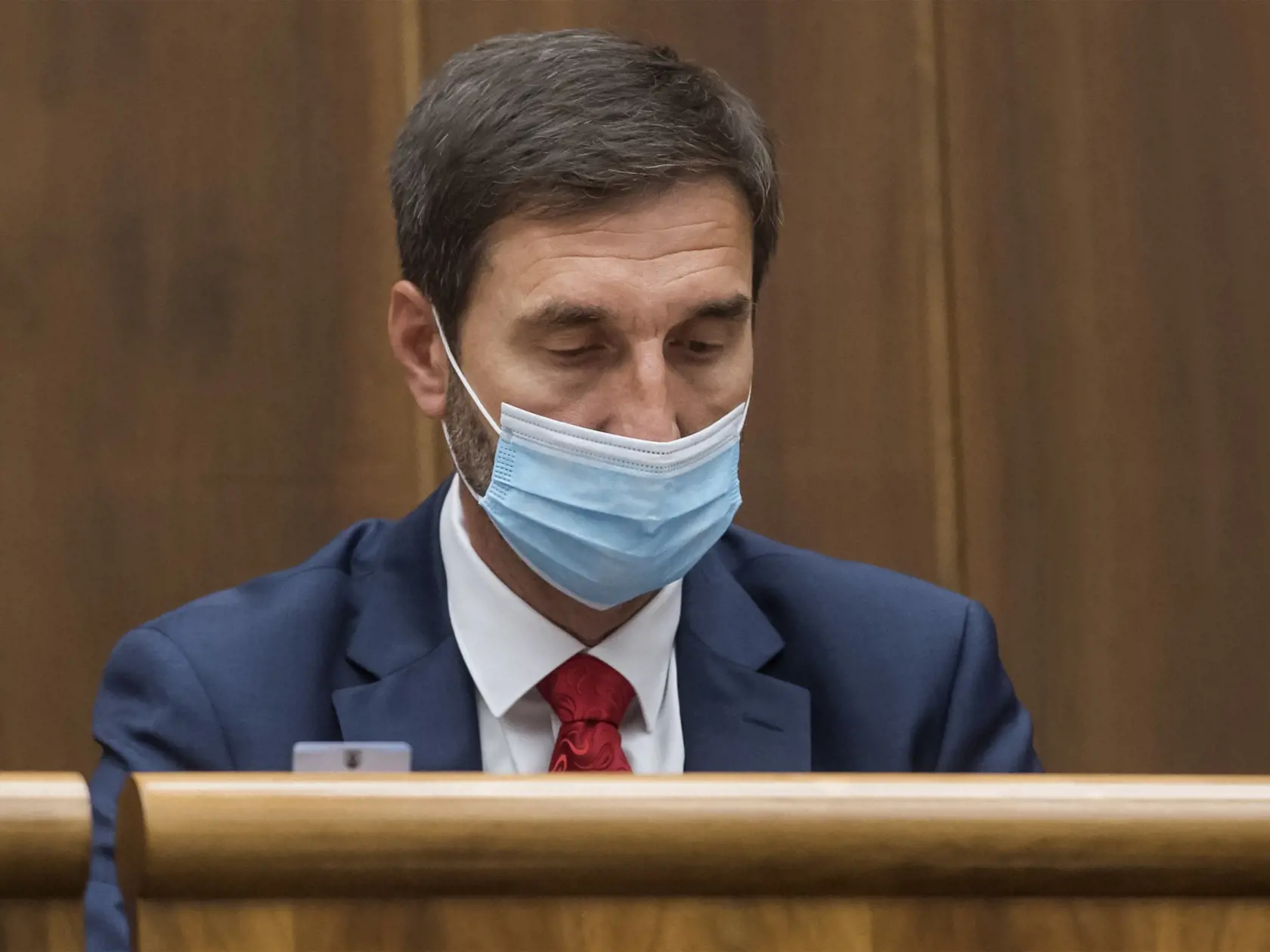 Na snímke je opozičný poslanec Juraj Blanár (Smer-SD).