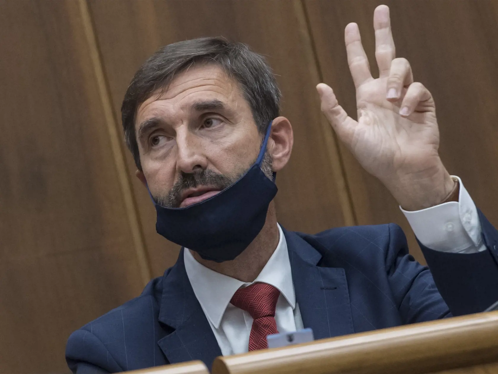 Na snímke je opozičný poslanec Juraj Blanár (Smer-SD).