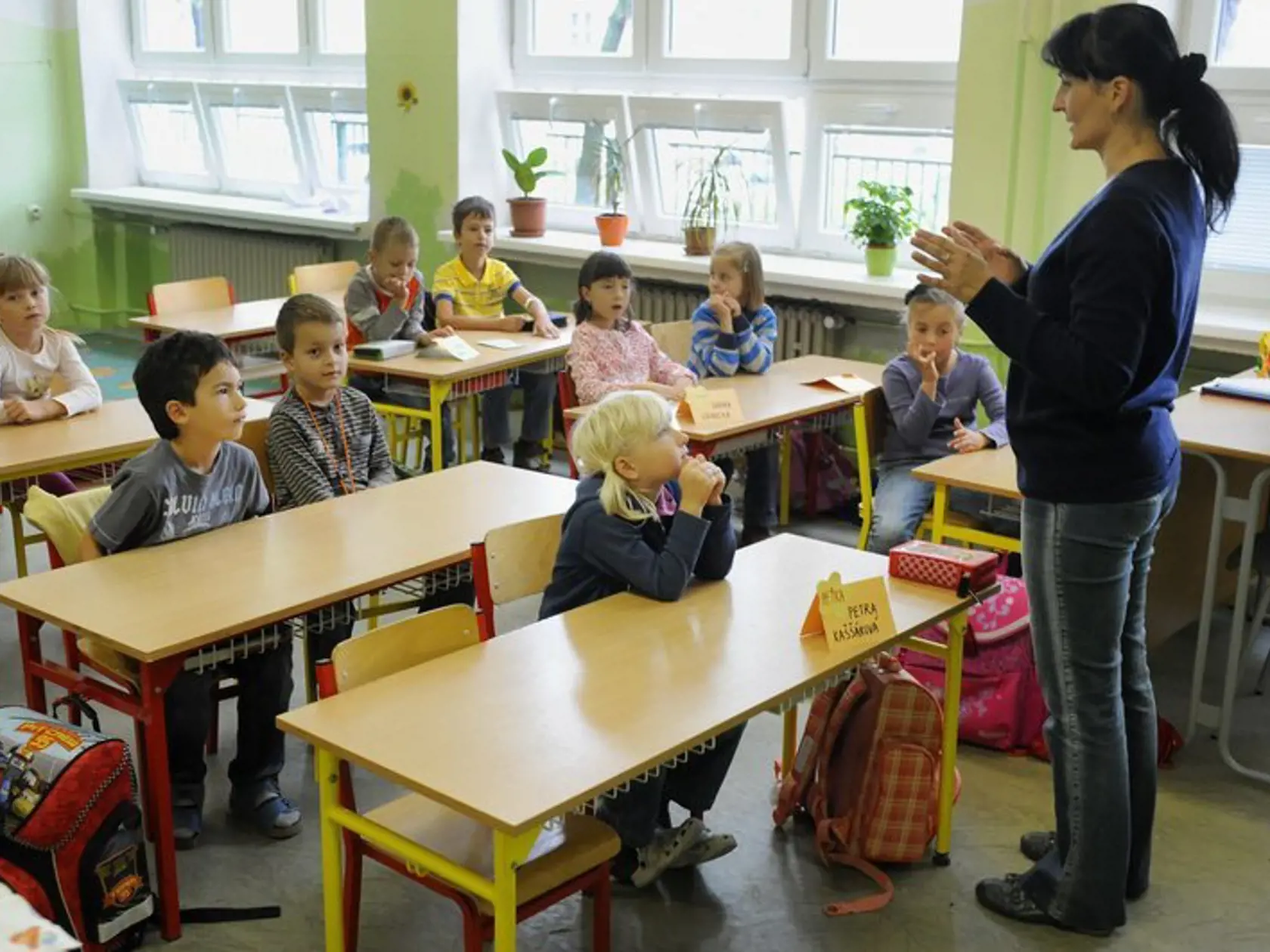 Vyučovanie na katolíckej Spojenej škole Sv. Františka z Assisi v Bratislave prebieha aj napriek celonárodnému štrajku učiteľov.