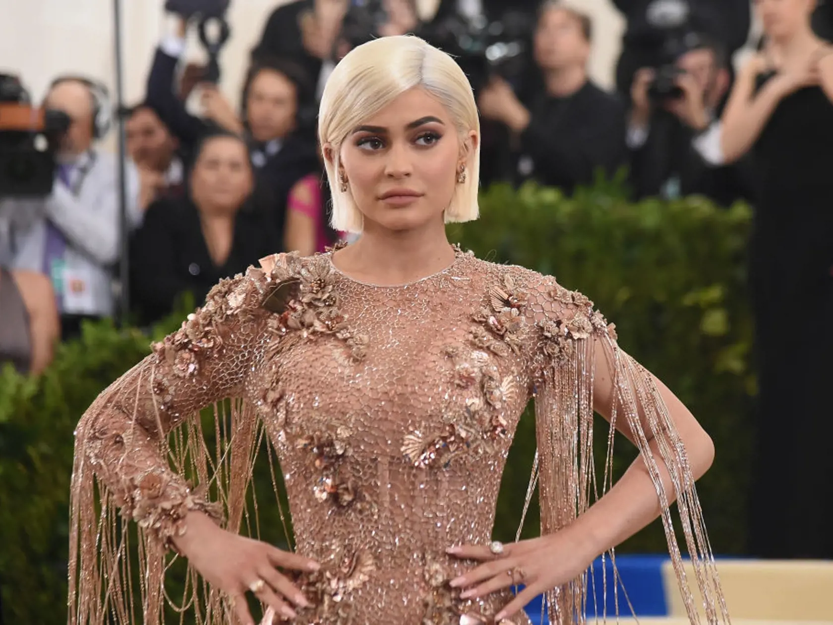 NEW YORK, NY - MAY 01:  Kylie Jenner attends the "Rei Kawakubo/Comme des Garcons: Art Of The In-Between" Costume Institute Gala at Metropolitan Museum of Art on May 1, 2017 in New York City.  (Photo by Nicholas Hunt/Getty Images for Huffington Post)
