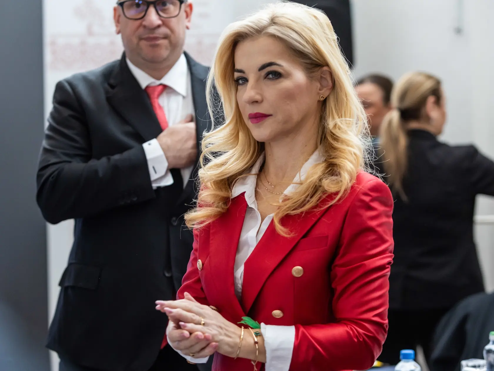 Na snímke v popredí ministerka kultúry SR Martina Šimkovičová.