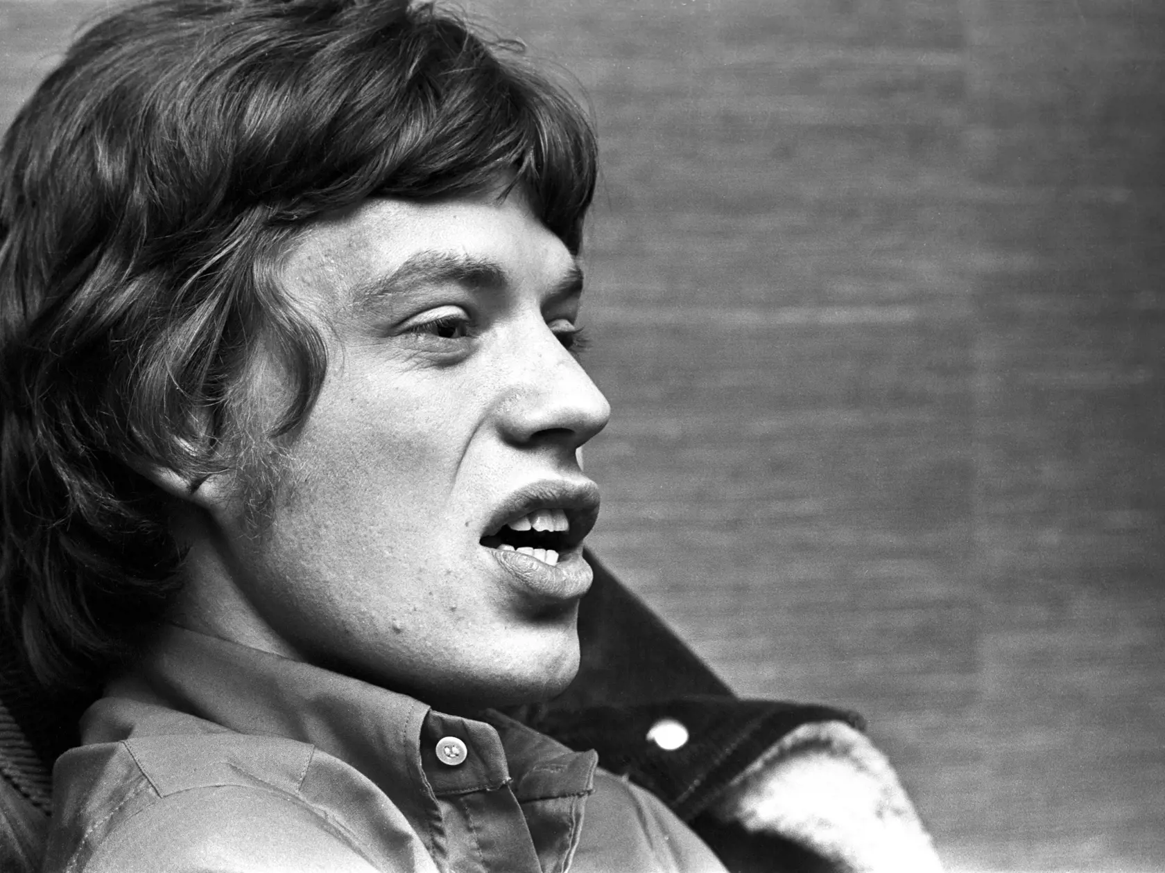 Fotografia Deža Hoffmana: Mick Jagger.