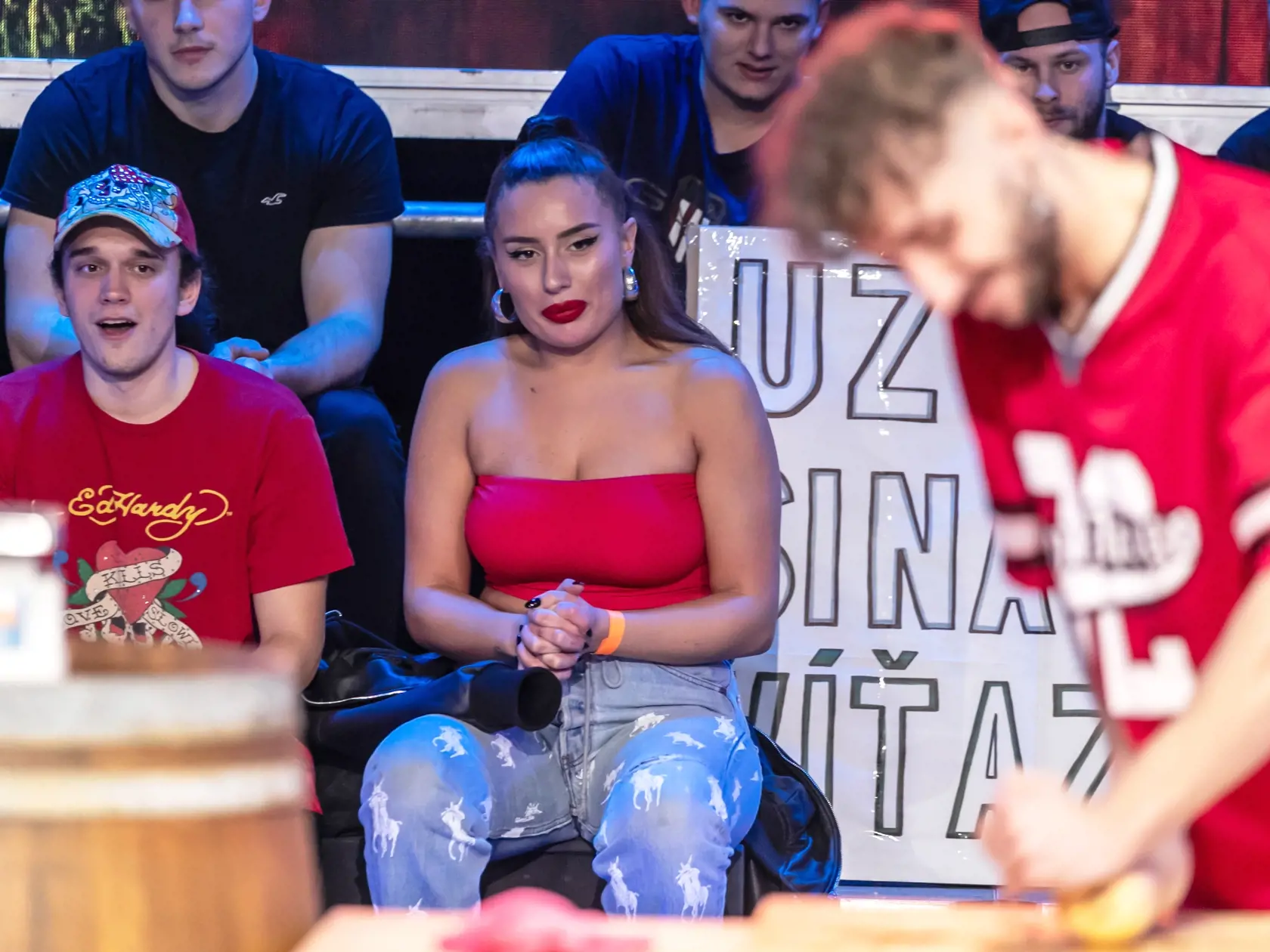 Finále reality šou "FARMA 15" v Bratislave.