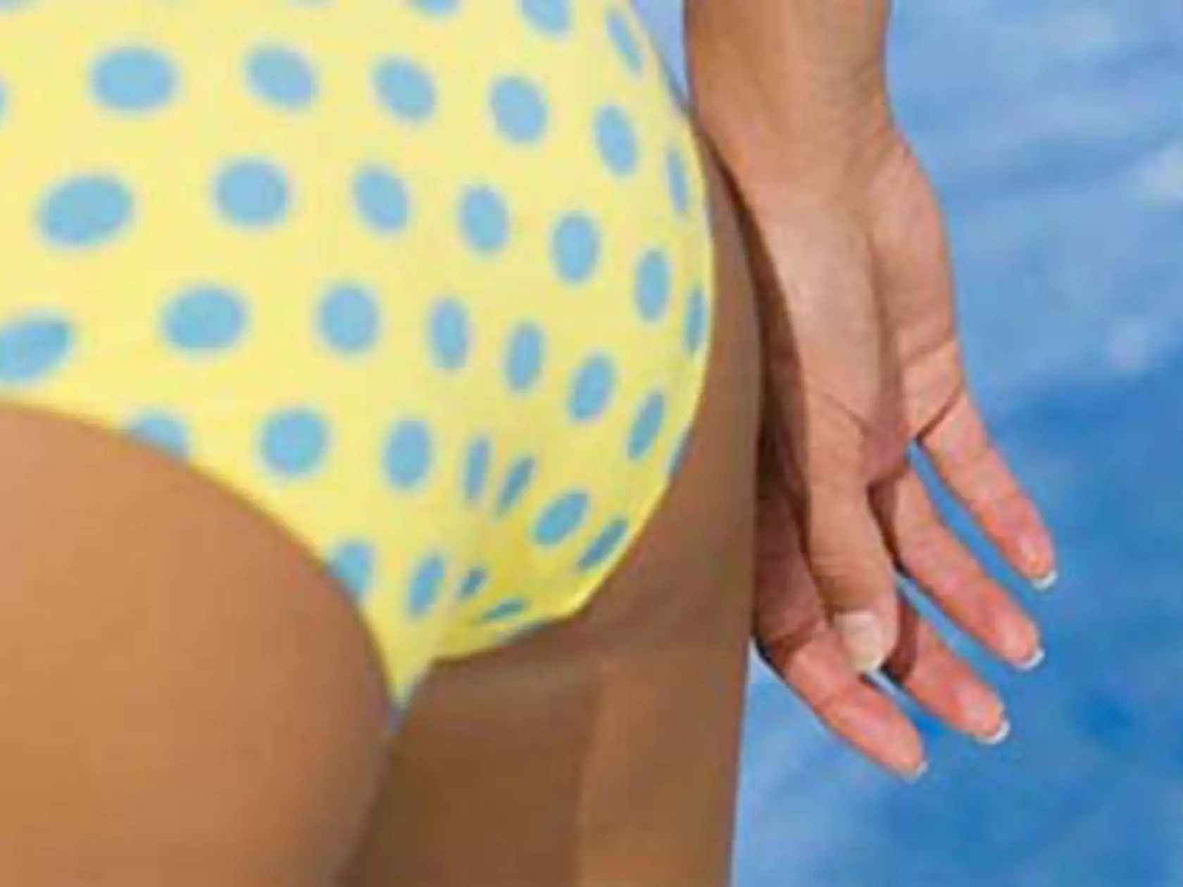 Bottom of woman in bikini