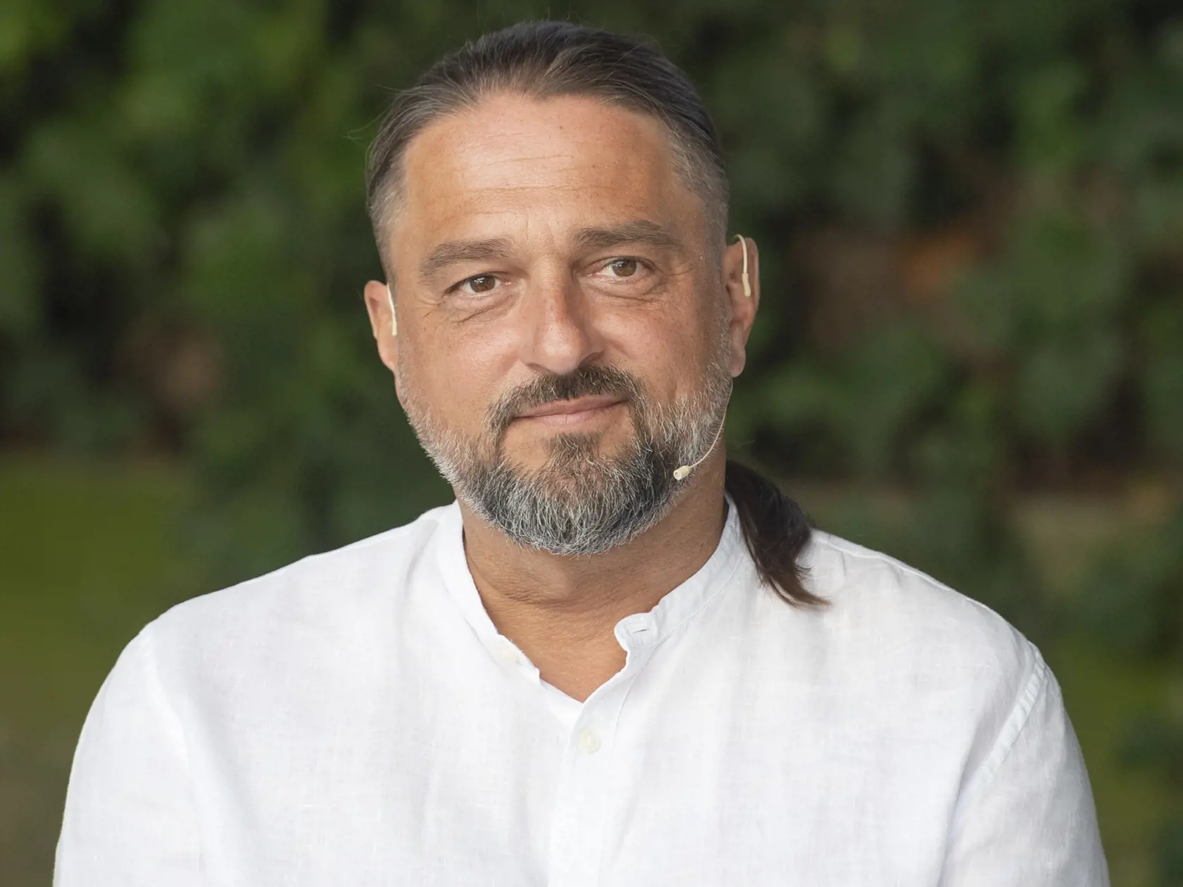 Na snímke riaditeľ OS ZZS SR Július Pavčo počas tlačovej konferencie na tému "Svetový deň alergií - alergie na bodnutie hmyzom!" 11. júla 2023 v Bratislave. FOTO TASR - Martin Baumann