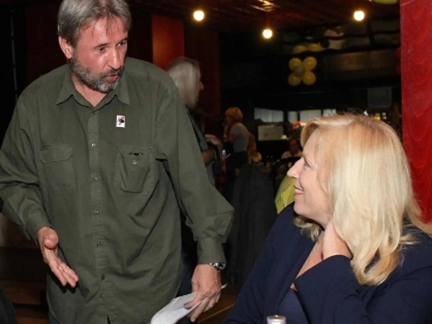 PIŠKO A RADIČOVÁ :
Humorista párty moderoval.