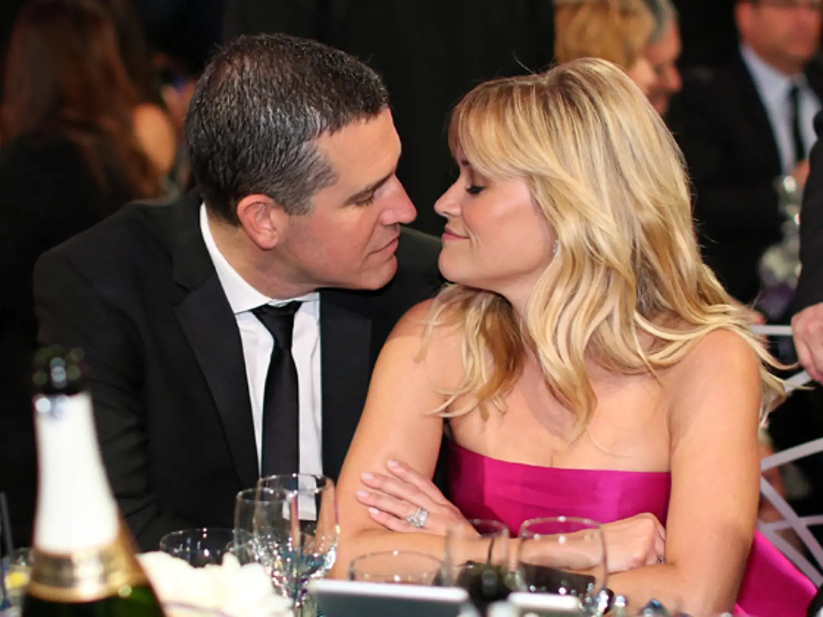 LOS ANGELES, CA - JANUARY 15:  (EXCLUSIVE COVERAGE) Jim Toth (L) and actress Reese Witherspoon attend the 20th annual Critics' Choice Movie Awards at the Hollywood Palladium on January 15, 2015 in Los Angeles, California.  (Photo by Christopher Polk/Getty Images for CCMA)