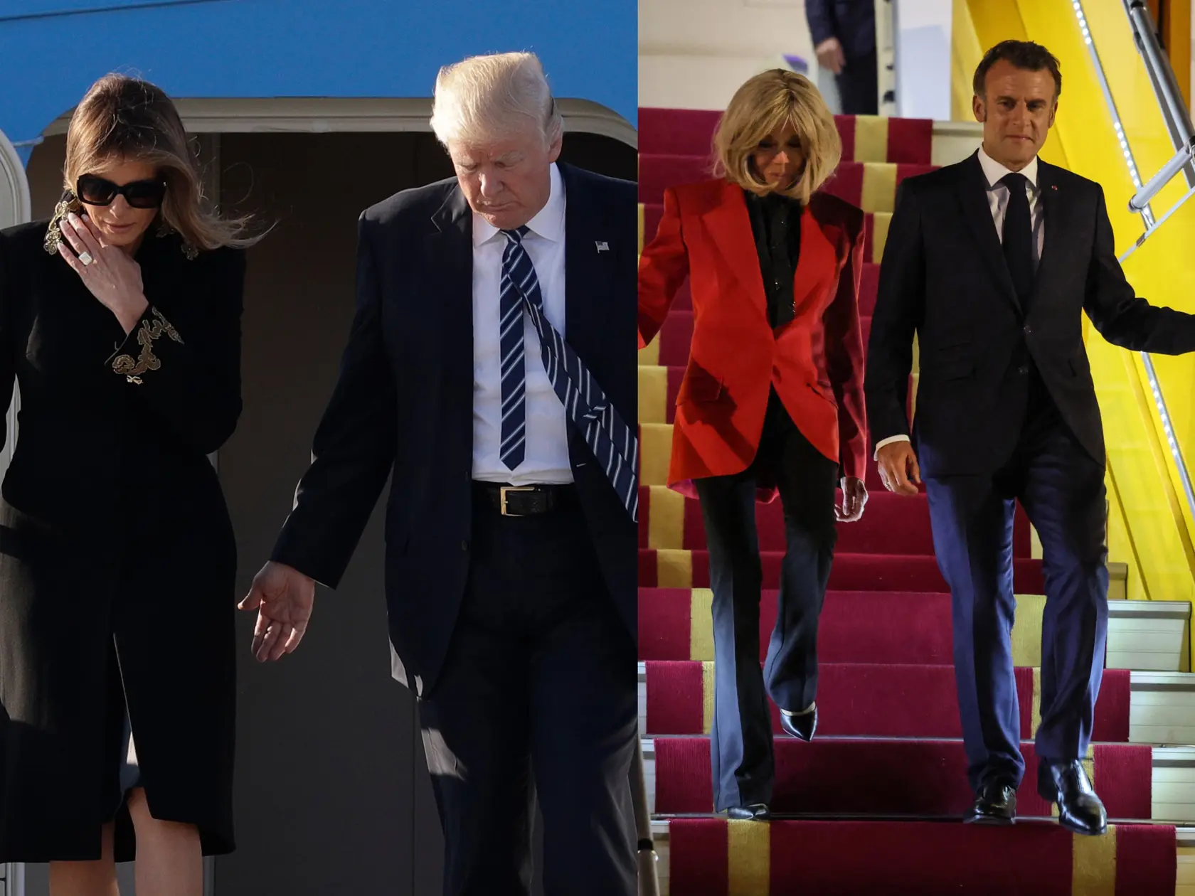 Trumpovci a Macronovci.