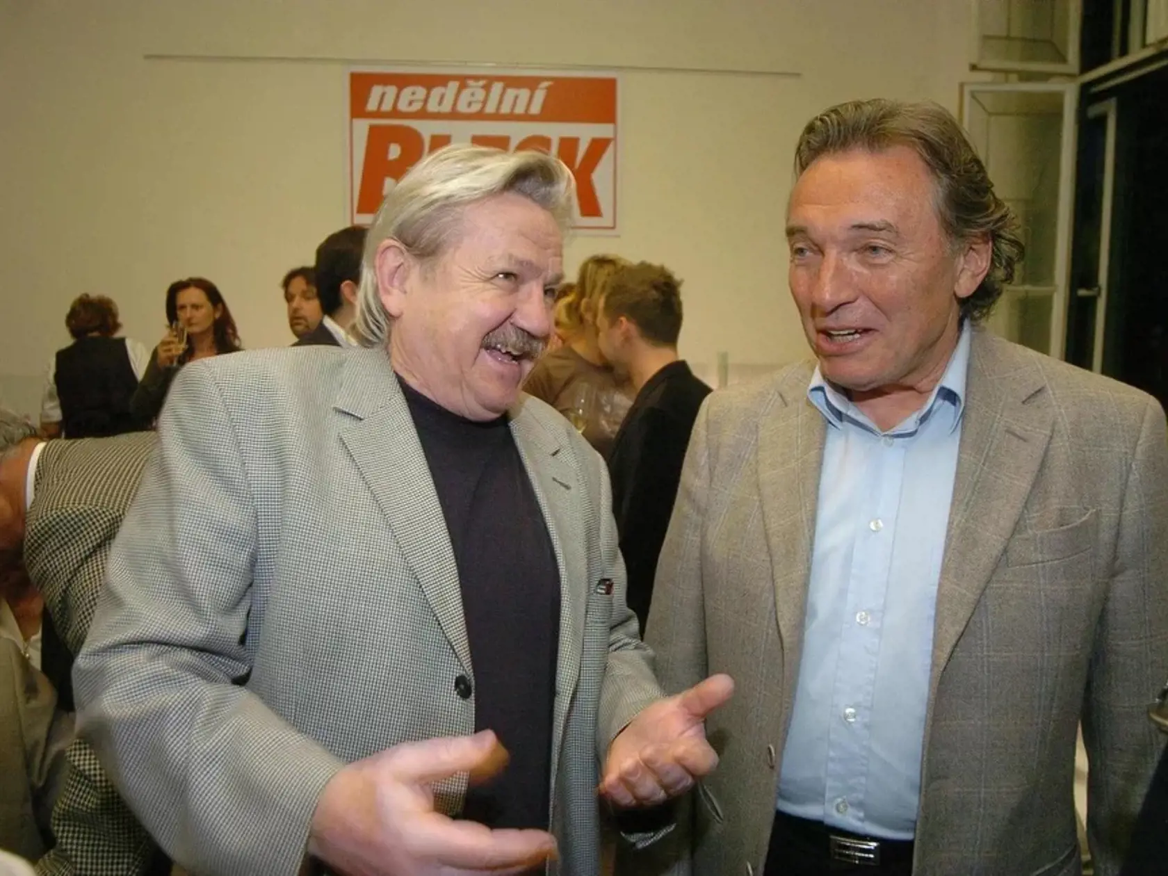 Pavel Sedláček a Karel Gott.