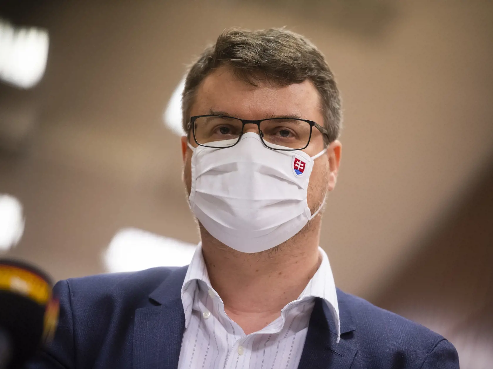 Na snímke podpredseda vlády pre legislatívu a strategické plánovanie Štefan Holý (Sme rodina)  počas tlačovej konferencie po 57. rokovaní vlády SR v Bratislave 7. decembra 2020. FOTO TASR -Jaroslav Novák