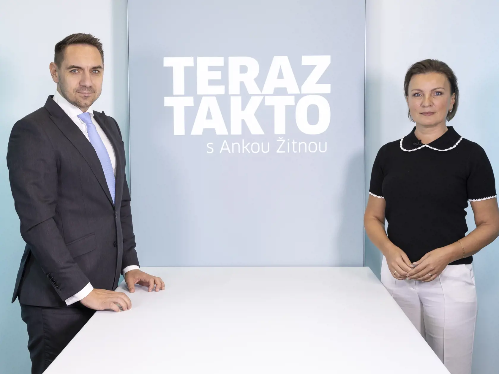 Politik György Gyimesi v relaci Teraz takto, ktorú moderuje Anka Žitná Lučaiová.