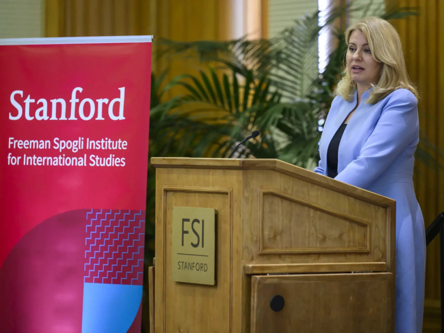Prezidentka Čaputová návšteva Stanford