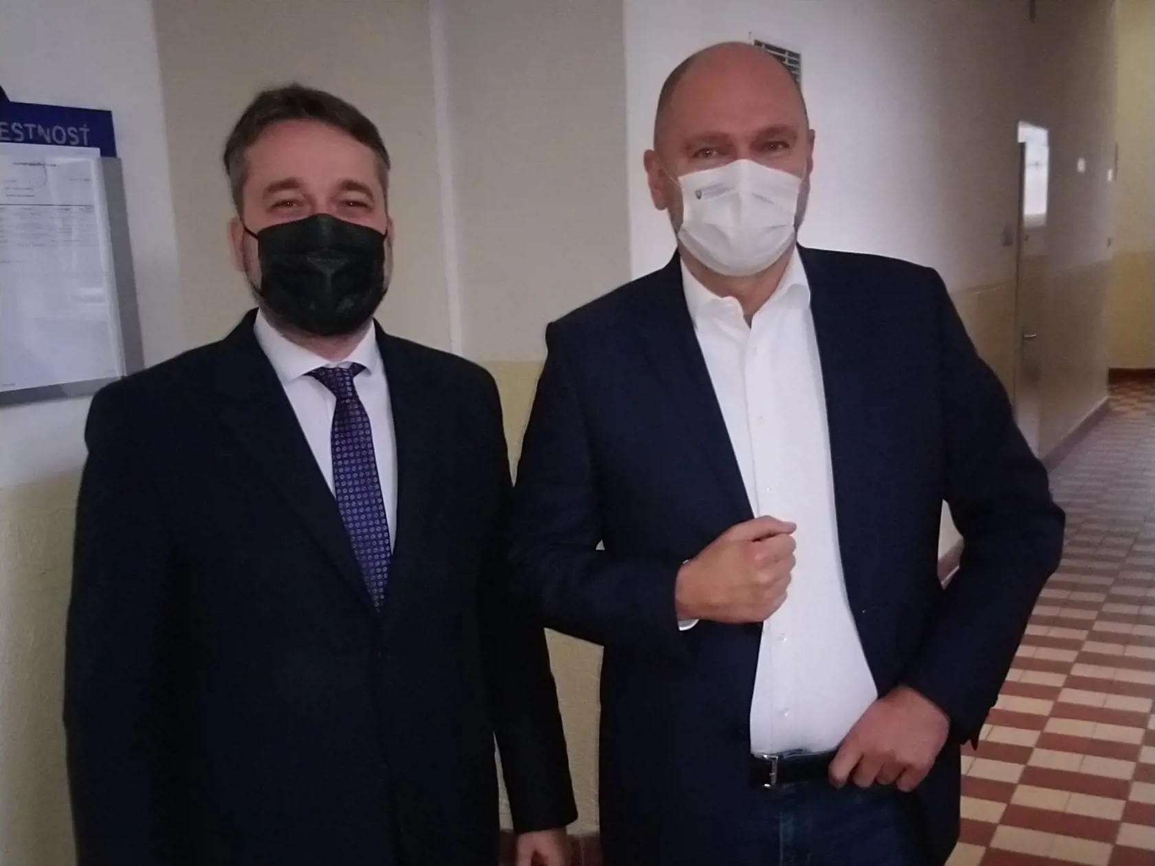 Ľuboš Blaha si s Richardom Sulíkom dokonca spravil spoločnú fotku.