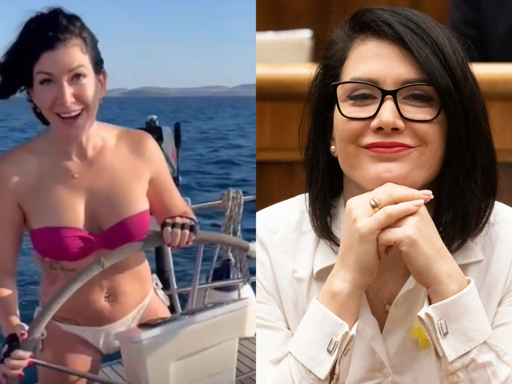 Cigániková NA LODI ako SEXI NÁMORNÍČKA! NA ROVINU či si dá spraviť aj KAPITÁNSKY KURZ!