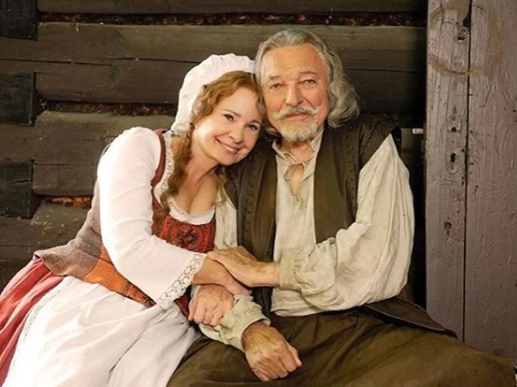 Kamila Magálová a Karel Gott v rozprávke Keď draka bolí hlava.