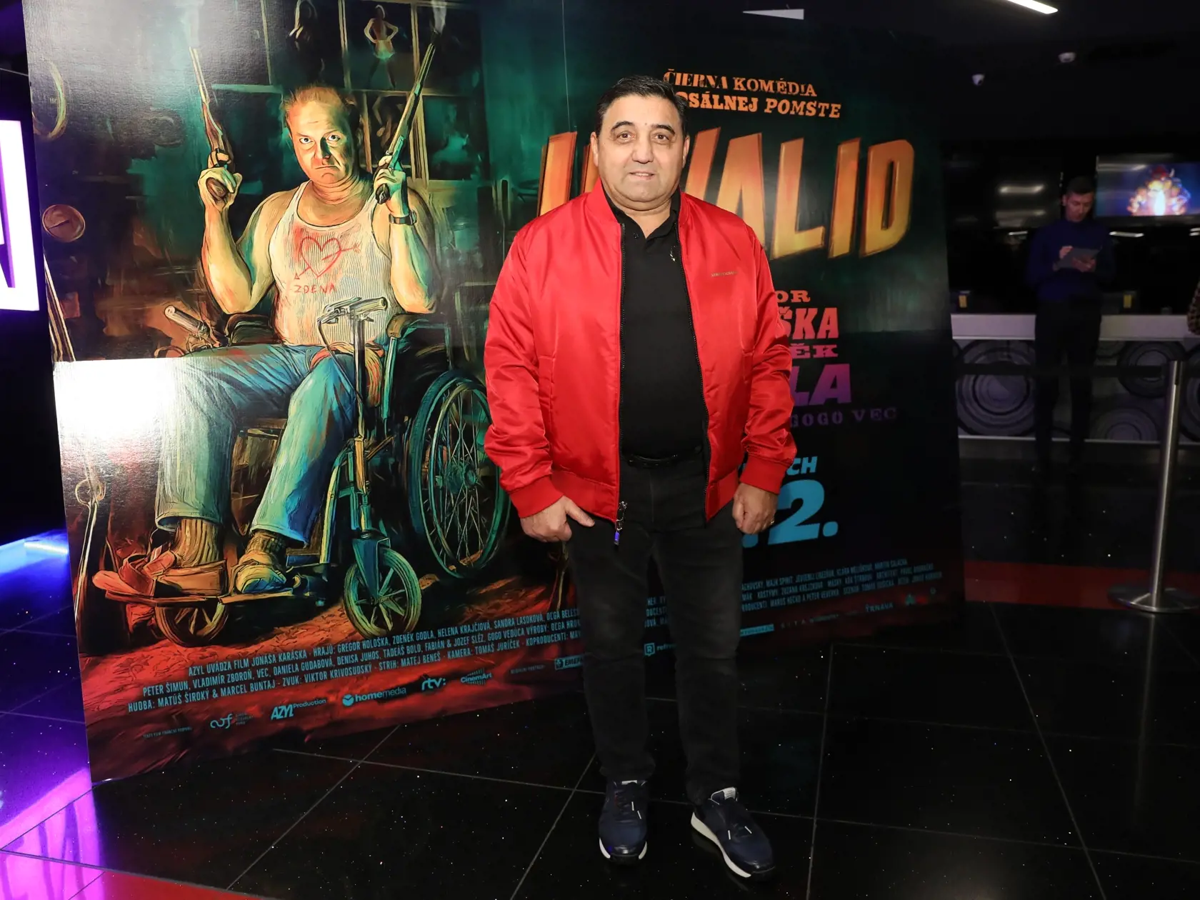 Igor Kmeťo na premiére filmu Invalid.